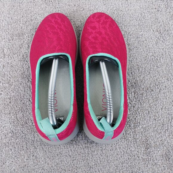 Vionic 331 Hydra Womens Size 5 Comfort Shoes Slip On Sneakers Pink Arch Support - Picture 5 of 9